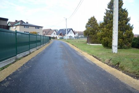 Ulica Okrężna zyskała nawierzchnię asfaltową
